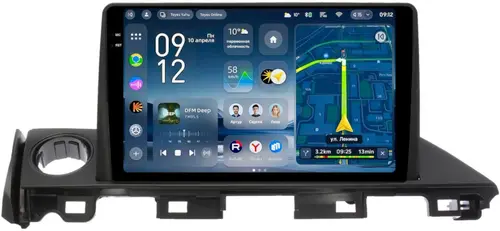 Магнитола для Mazda 6 GJ 2015-2018 (ШГУ монохром) - Teyes CC4-PRO монитор 9.5" 2K QLED на Android 13, Быстрейшая, Snapdragon 778G, ИИ, CarPlay, DSP, 4G SIM-слот