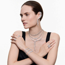 MESMERA:BRACELET MARQUISE WHI/RHS