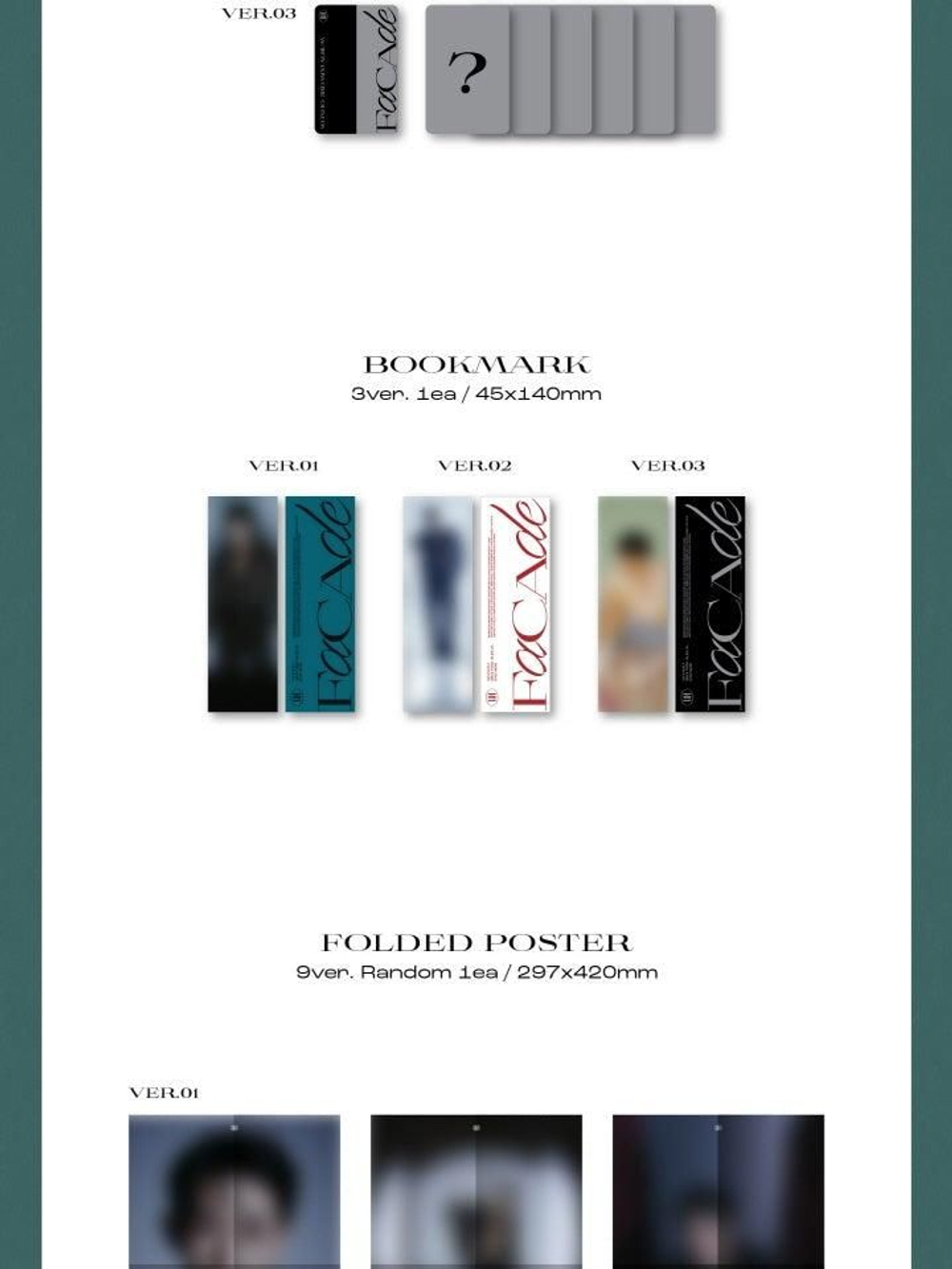 Альбом WONHO - FACADE 3rd Mini Album RANDOM Version