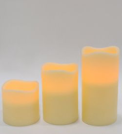 Bright LED-05 Набор светодиодных свечей (3шт.) с дистанционным управлением