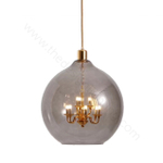 Pendant design lamp King Edison by Mineheart (Smoky)