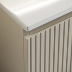 Тумба подвесная Sancos Snob T, Beige Soft 790х445х500, под столешницу без отверстия под смеситель, цвет Kreman, арт. SNT80CE