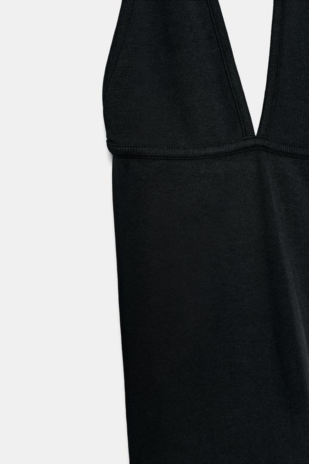 ZARA ТОП ХАЛТЕР, ЧЕРНЫЙ