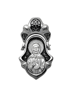 Образок из серебра/Чернение/Матрона