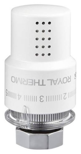 Термоголовка жидкостная Royal Thermo Design M30 x 1,5 пластик, цвет белый (RTO 07.0009)
