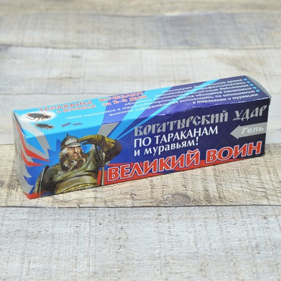 Гель Великий воин 80г от тараканов туба