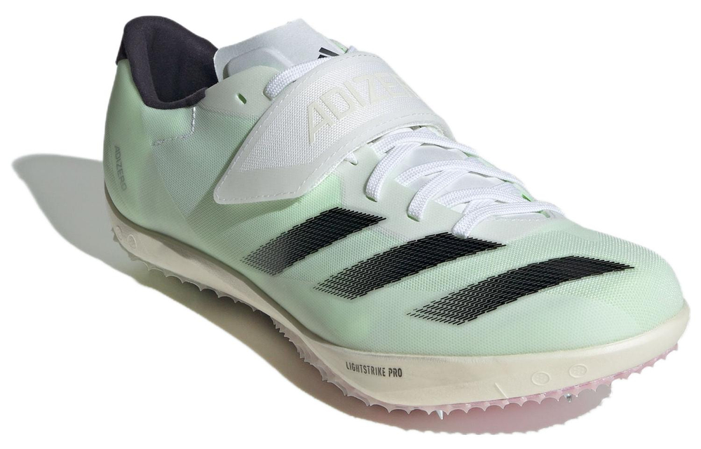 Adizero High Jump Adidas "White Green Spark"