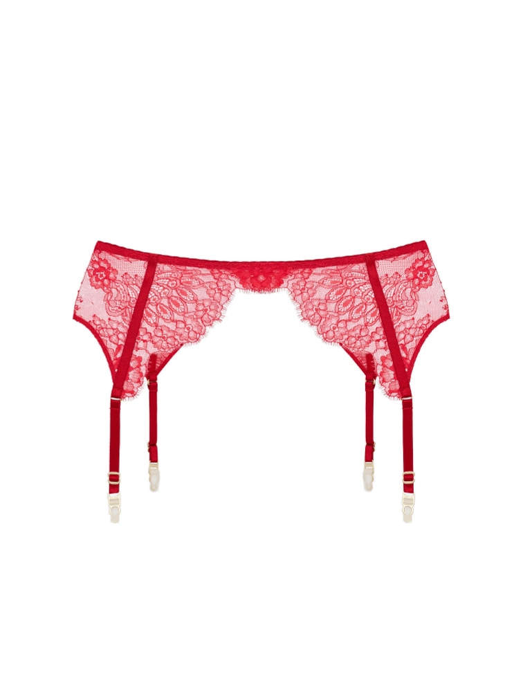 пояс для чулок Opium red красный
