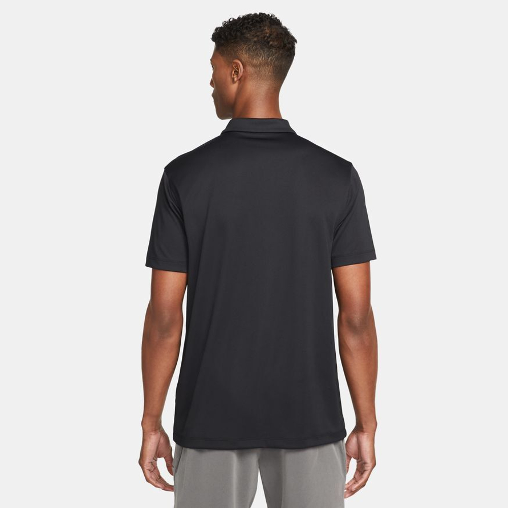 Мужское теннисное поло Nike Men's Court Dri-Fit Solid Polo - черный