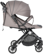 Kоляска детская прогулочная Farfello Comfy Go Comfort (Grey Black Chrome/Серый на черном хроме CG-30