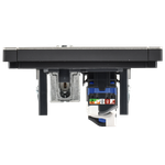 FORTE&PIANO Розетка двойная TV+RJ45 кат.6 FP637M металл шампань IEK
