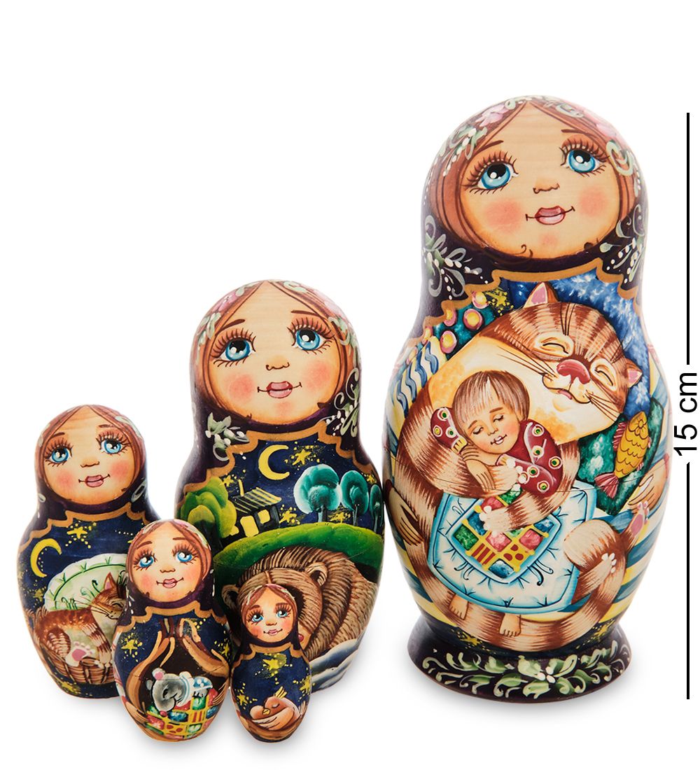 МР-16/27 Матрешка 5м «Мария с котом»