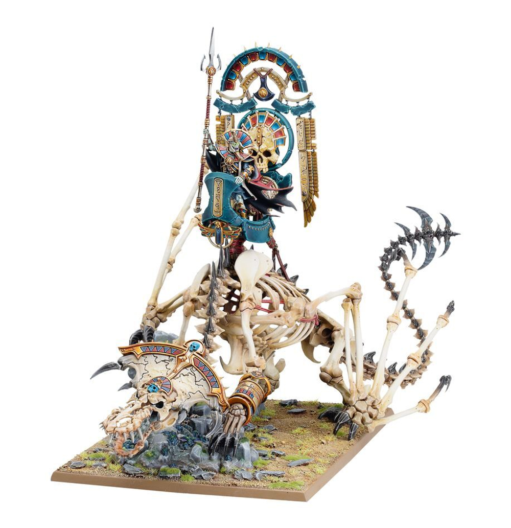 Warhammer The Old World - Tomb King on Necrolith Bone Dragon