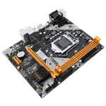 Материнская плата HUANANZHI H61, Socket1155, mATX, Retail, 2xDDR3, PCIe3.0, 100LAN, 2xPS/2, 8xUSB2, VGA, HDMI, DVI (HNZ-H61)