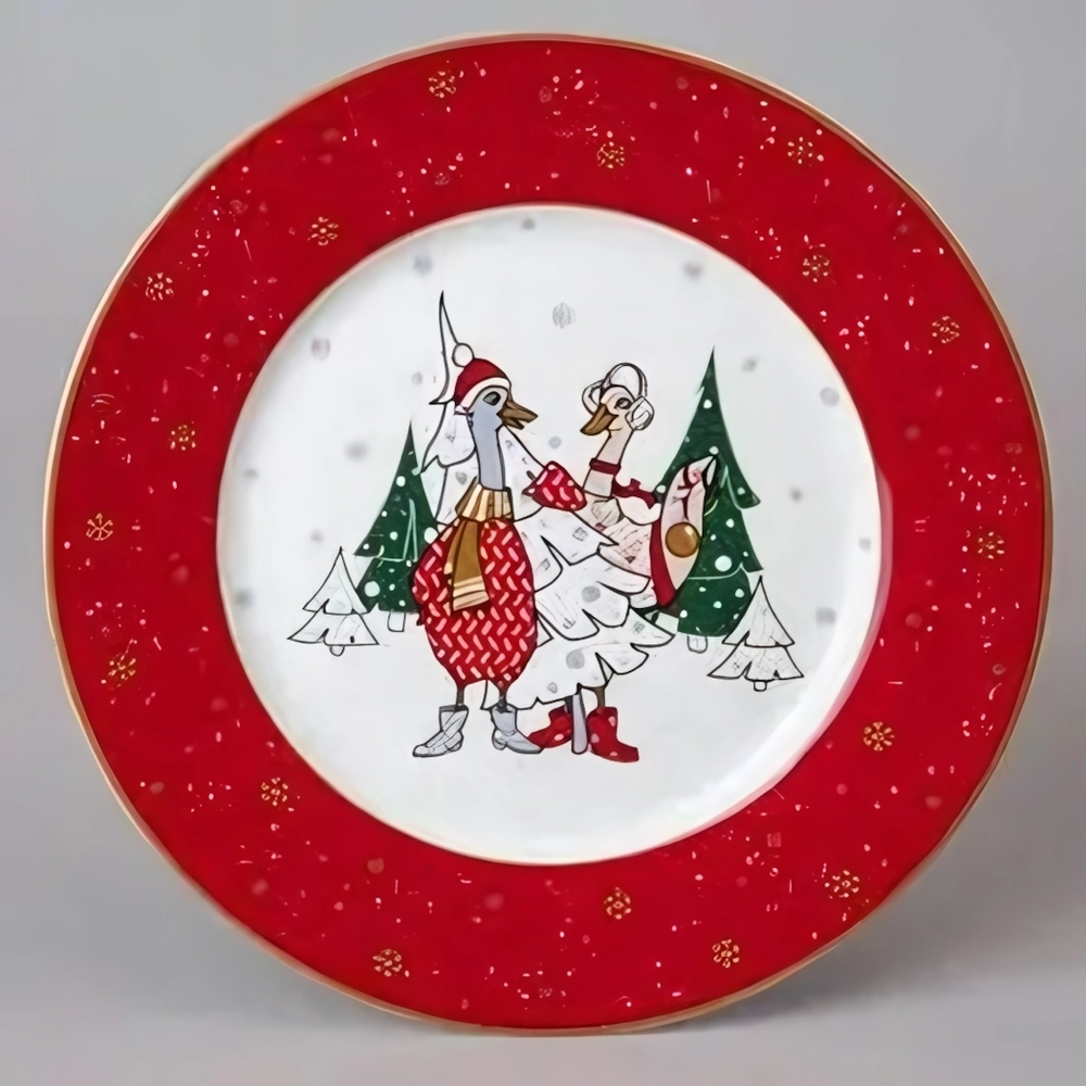 Тарелка закусочная «Family christmas» 20см