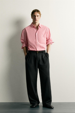 РУБАШКА BOXY FIT В ПОЛОСКУ — ZARA · 4331/681