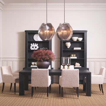 Eichholtz Chandelier Hibis, Bronze Finish / Smoke Glass