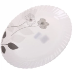 Блюдо сервировочное «Grey flowers» 34*26см стеклокерамика