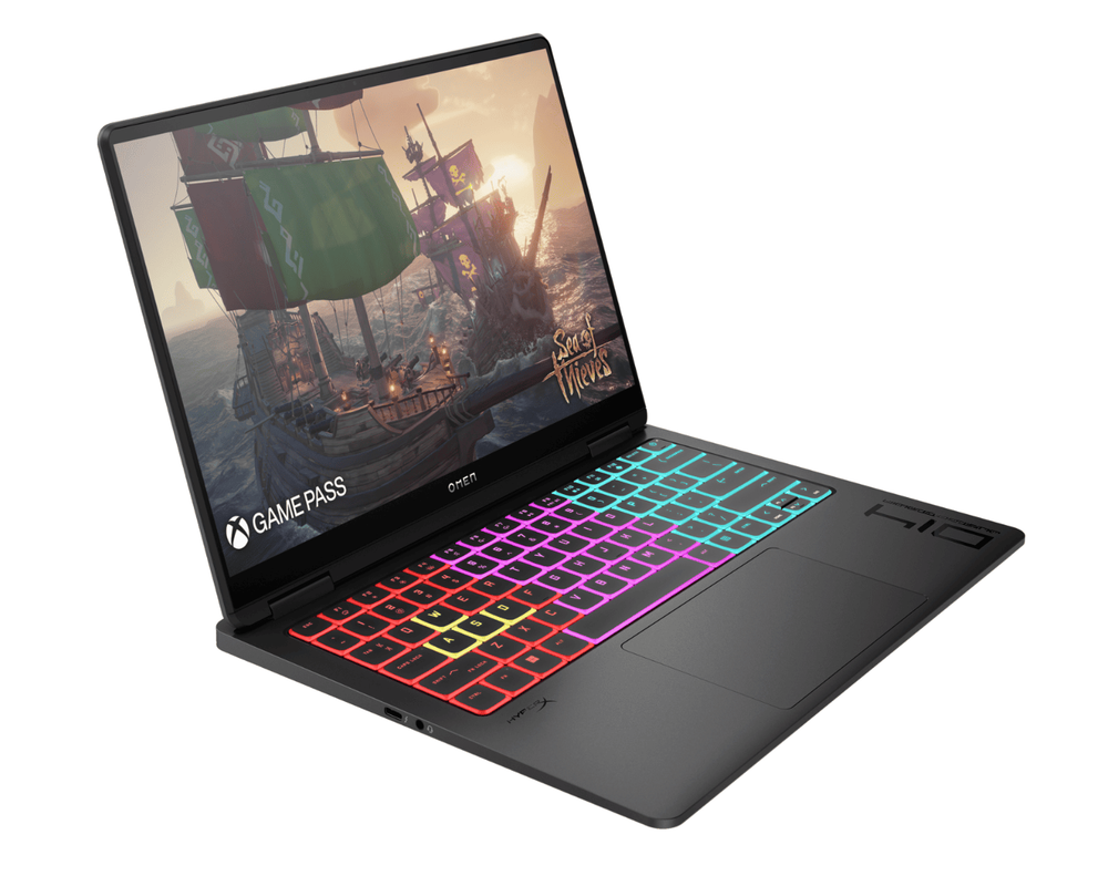 HP Omen Transcend 14: Ultra 7, 16 ГБ, RTX 4060, 120 Гц