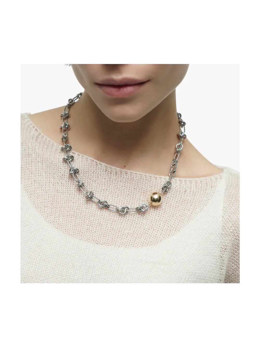 Колье Узел / Knot silver
