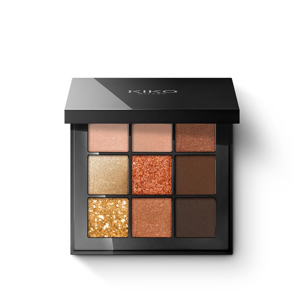 Палетка теней KIKO Milano Glamour Multi Finish Eyeshadow Palette - 01