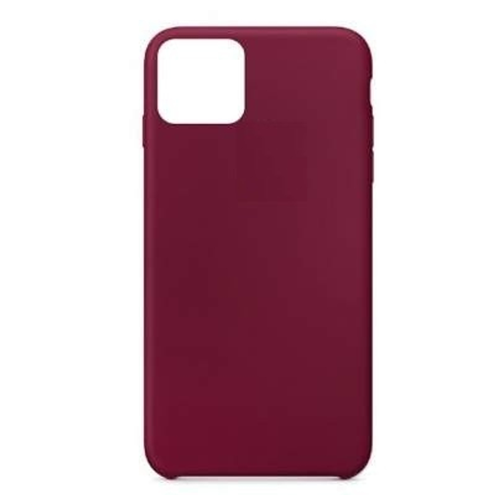 Чехол-накладка  i-Phone 13 Pro Max Silicone icase  №52 бордовая