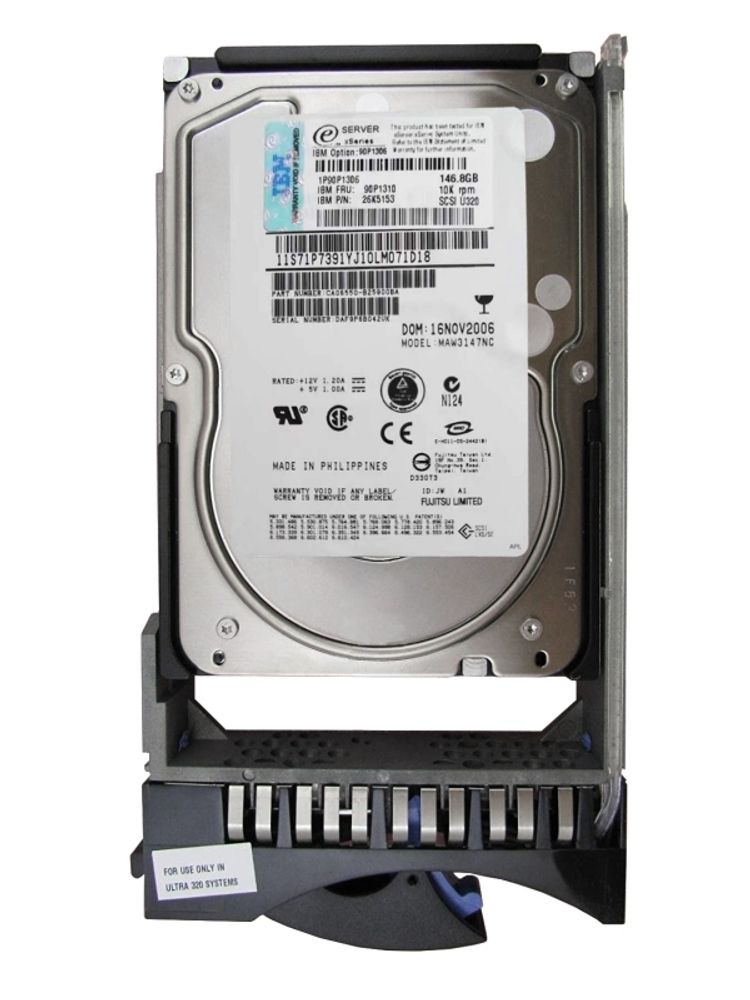 Жесткий диск IBM 73GB 10K U320 SCSI HS 17R6166