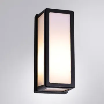 Уличный настенный светильник 1*E27 A8526AL-1BK черный Alphard Arte lamp