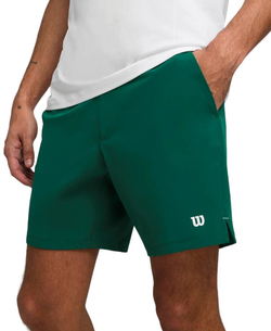 Мужские теннисные шорты Wilson Team Short 7" - courtside green