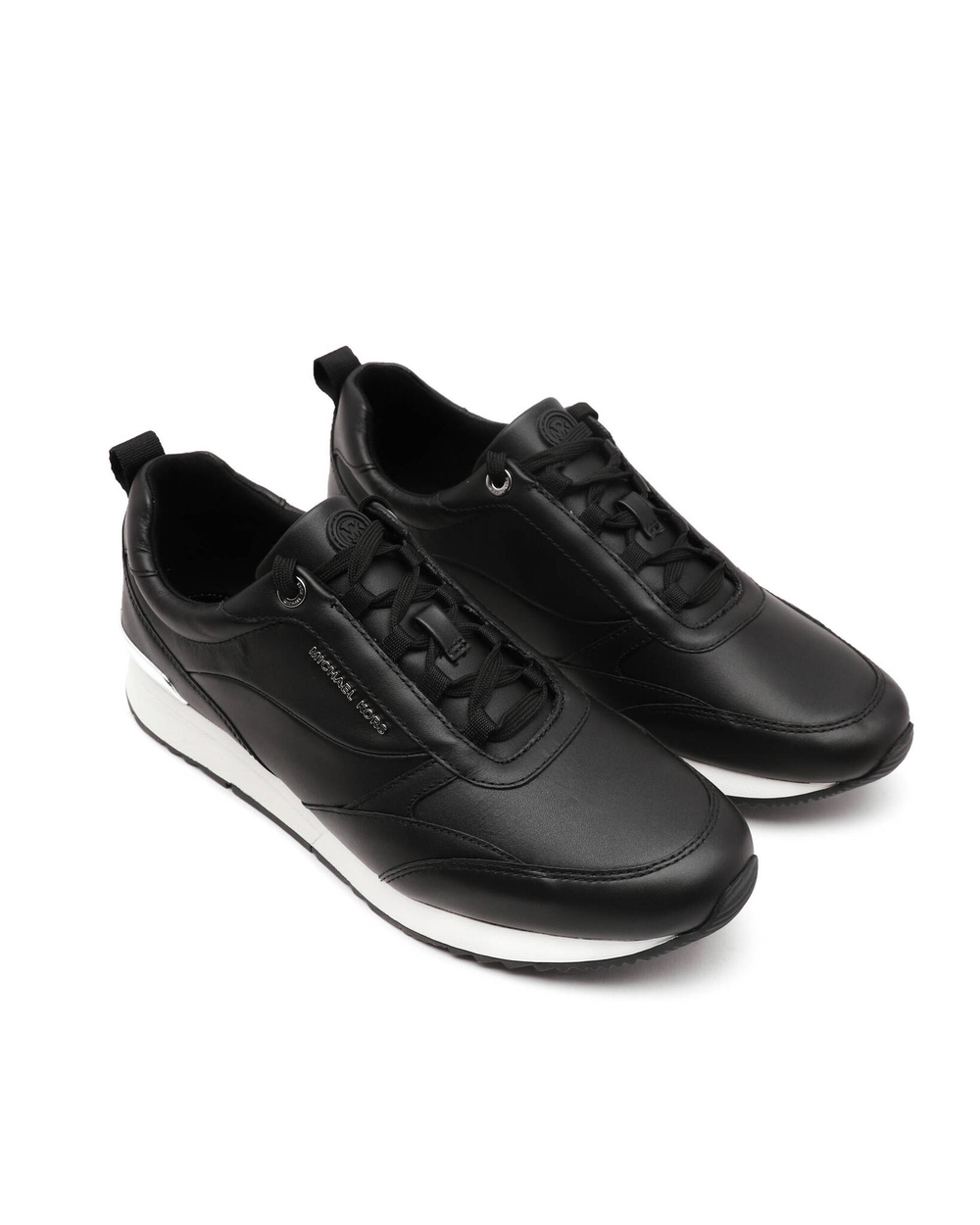 кожаные кроссовки allie stride Michael Kors - черный(43S2ALFS1L)