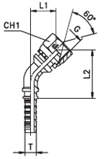 Фитинг DN 06 BSP (Г) 1/8 (45)