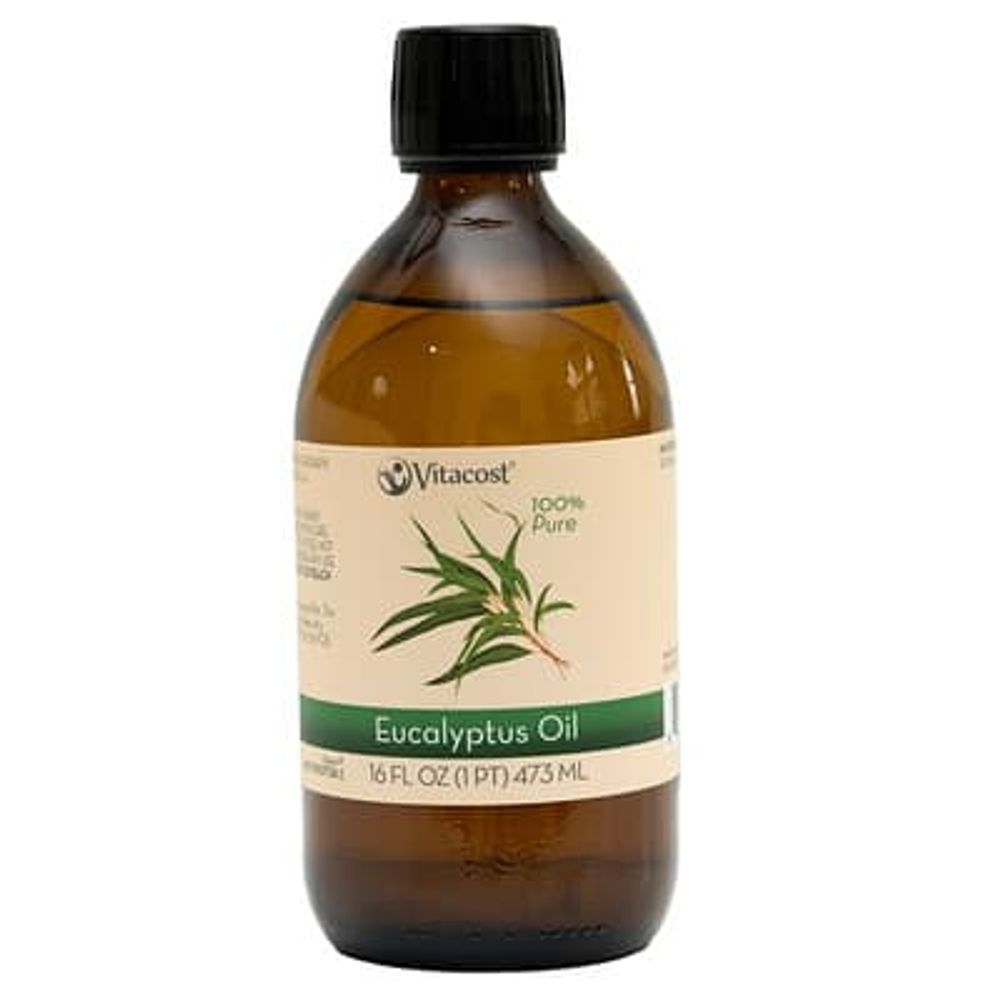 Vitacost, 100% чистое масло эвкалипта, 473 мл (16 жидк. унций)