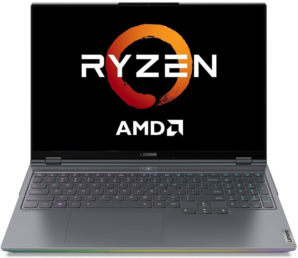 Ноутбук Lenovo Legion 7-16ACHg6. Конфигурация: AMD Ryzen 7 5800H 3.20 ГГц/32 Гб/1024 Гб SSD/nVidia GeForce RTX 3070 8 Гб/Free DOS/16" IPS 2560x1600 165Hz/A1