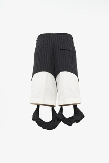 ZARA X JOHN GALLIANO БРЮКИ ИЗ КОМБИНИРОВАННОЙ ТКАНИ С РАЗРЕЗАМИ — LIMITED EDITION, ЧЕРНЫЙ