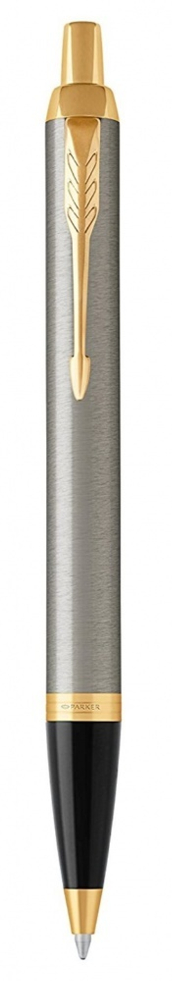 Подарочный набор: Шариковая ручка Parker IM Metal Core Brushed Metal GT и Ежедневник недатированный А5 коричневый
