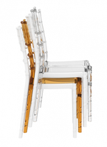 Стул прозрачный Siesta Contract Chiavari, янтарный