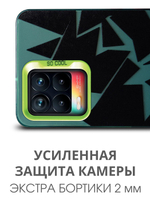 Дизайнерский чехол из пластика для REALME 8 / 8 PRO с усиленной защитой камеры и глянцем