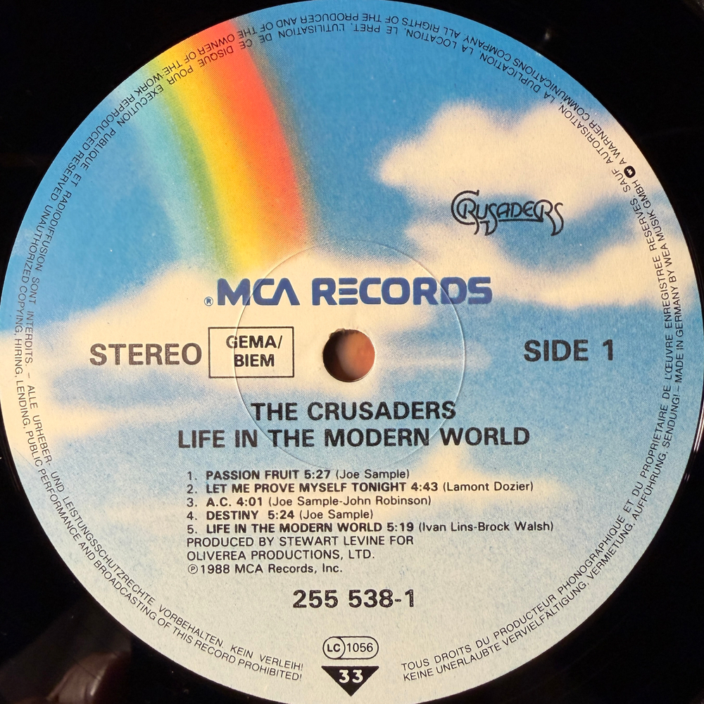 The Crusaders - Life In The Modern World (Германия 1988г.)