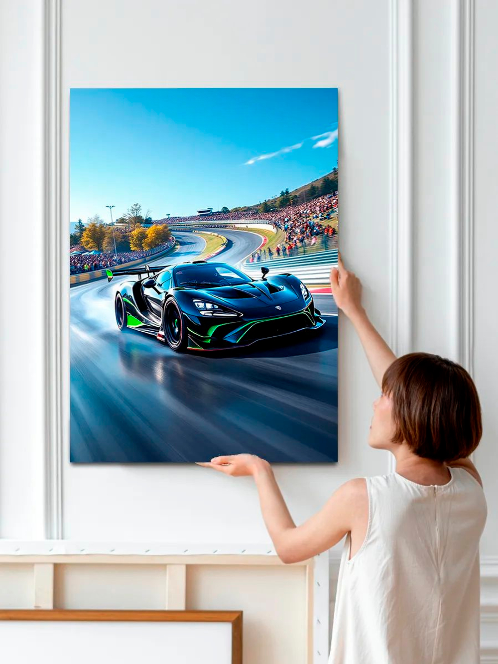 Картина "Koenigsegg Agera", для интерьера 50х70см 1шт.