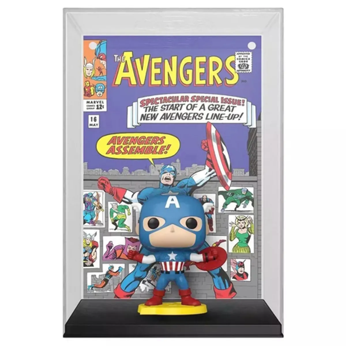 Funko POP! Comic Covers: Marvel Avengers #16: Captain America (Exc) (30)