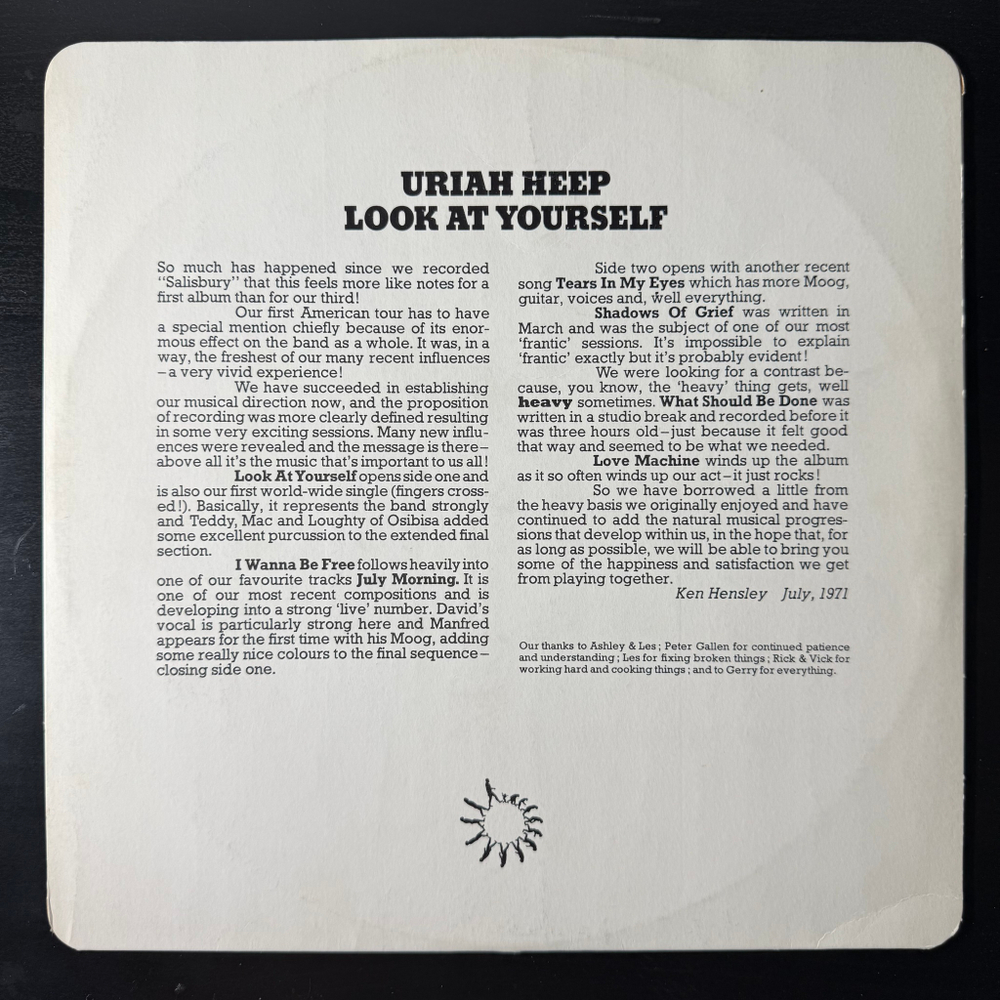 Uriah Heep – Look At Yourself (Англия)