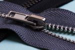 Молния металл Т5 (5 мм) 2 зам., разъем., 55 см, никель, 002 черный, ZIP 5N-2 Gamma, 10 шт
