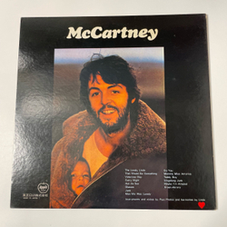 Винтажная виниловая пластинка LP Paul McCartney McCartney (Япония 1975) (Оби)