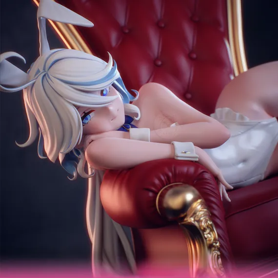 Furina bunny - Genshin Impact