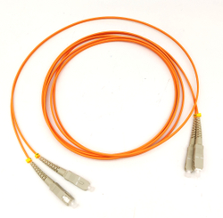 Волоконно-оптический шнур Hyperline FC-D2-50-SC/PR-SC/PR-H-3M-LSZH-OR патч-корд