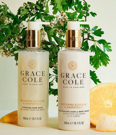 Цветок нектарина и грейпфрут мыло для рук, Grace Cole