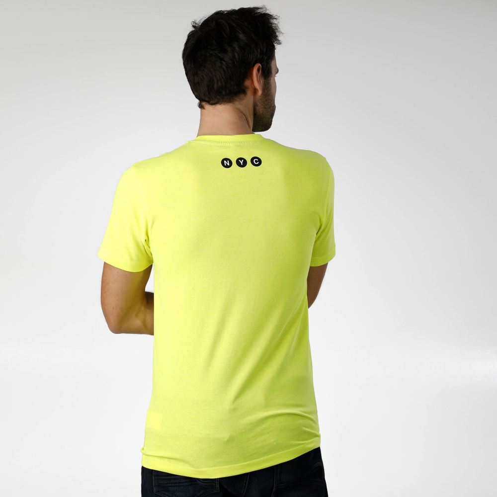 Мужское теннисное поло Wilson Chi CTN T-Shirt Men - Yellow, Multicoloured