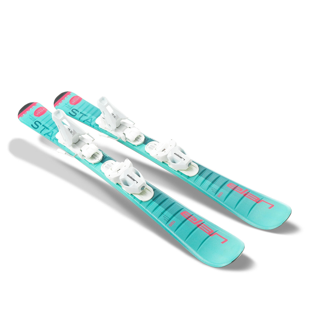 Горные лыжи с креплениями ELAN 2023-24 Starr Jrs 100-120 + El 4.5 Shift (см:110)