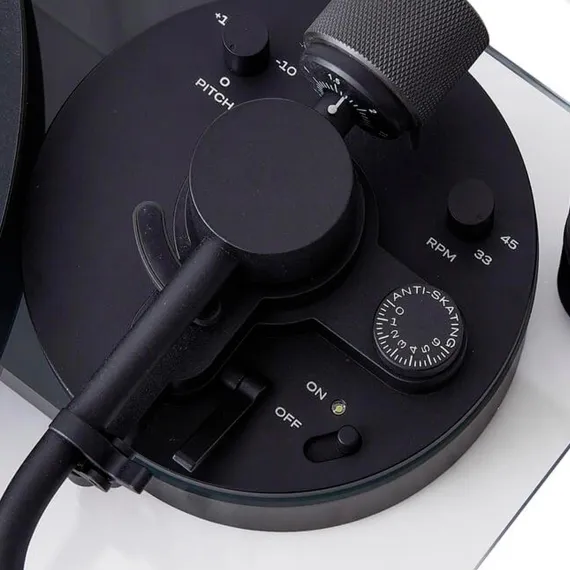 Transparent Transparent Turntable Black
