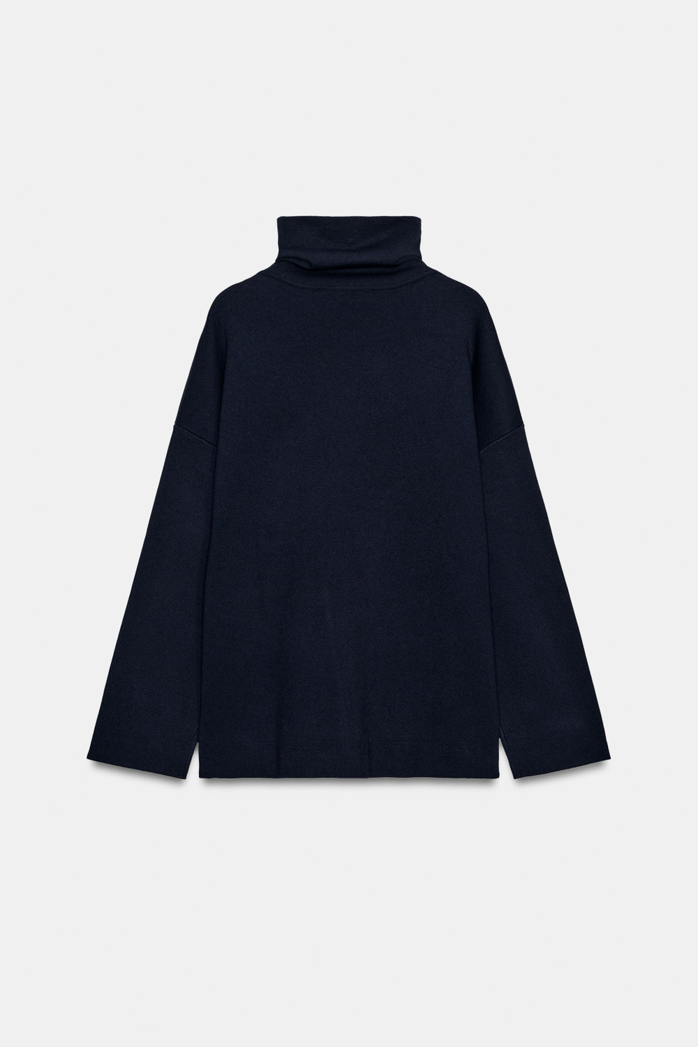 ОДНОТОННЫЙ СВИТЕР С ВОРОТНИКОМ-СТОЙКОЙ — ZARA